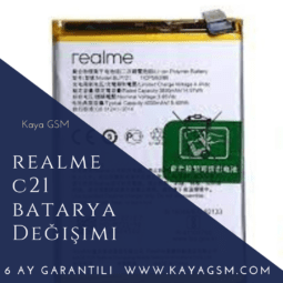 Realme C21 Batarya Değişimi